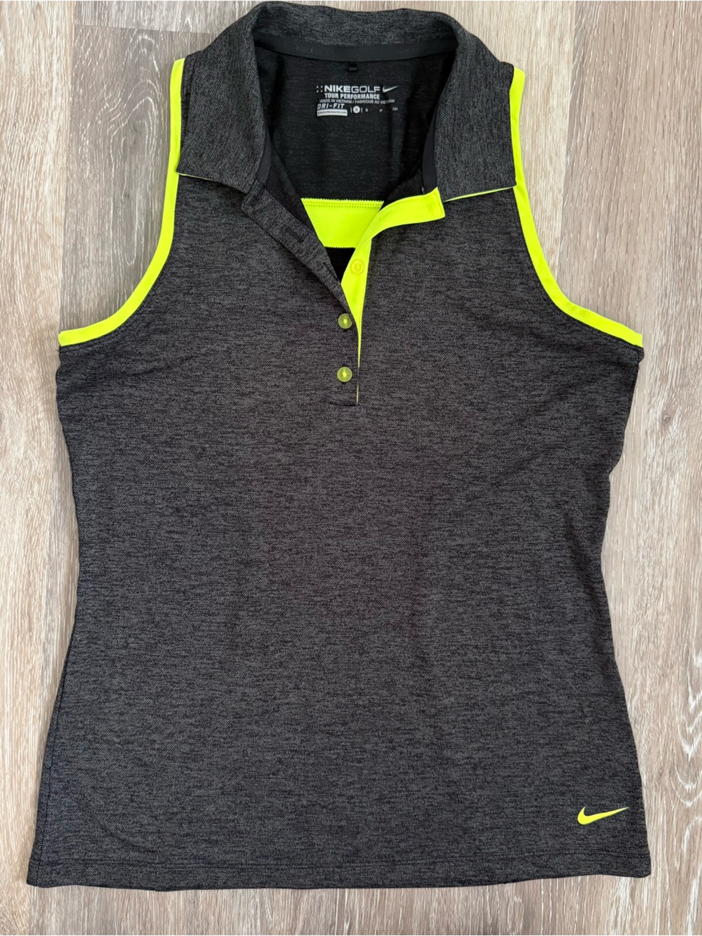 Nike Golf Tour Performance Dri-FIT women's sleeveless polo shirt Size S